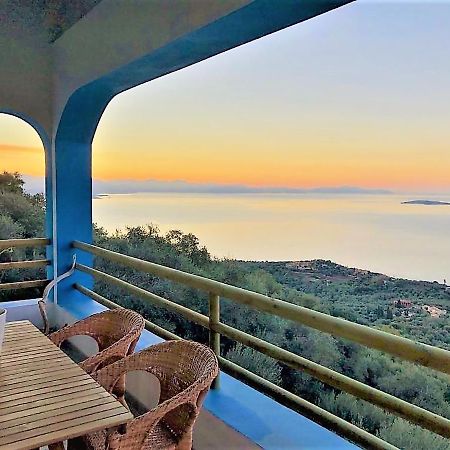 House Tanna Of Villa Intaba Spectacular Sea Views Corfiot Riviera Spartilas Corfu Island Greece Close To Ipsos Beach Spartylas エクステリア 写真