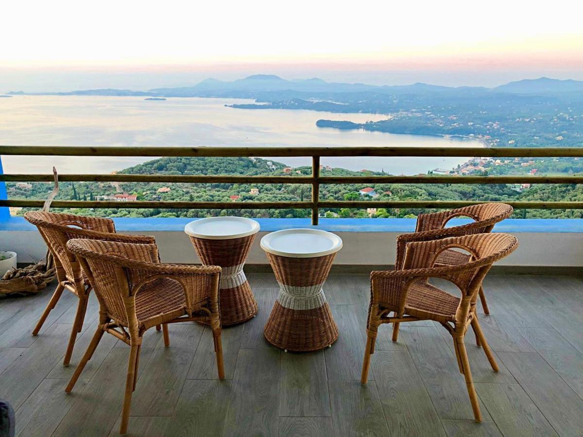 House Tanna Of Villa Intaba Spectacular Sea Views Corfiot Riviera Spartilas Corfu Island Greece Close To Ipsos Beach Spartylas エクステリア 写真