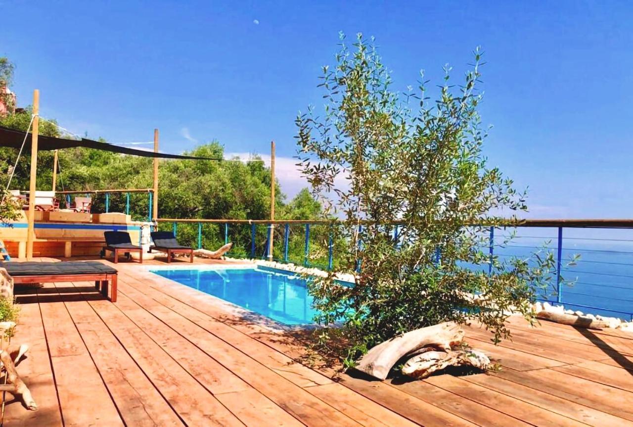 House Tanna Of Villa Intaba Spectacular Sea Views Corfiot Riviera Spartilas Corfu Island Greece Close To Ipsos Beach Spartylas エクステリア 写真