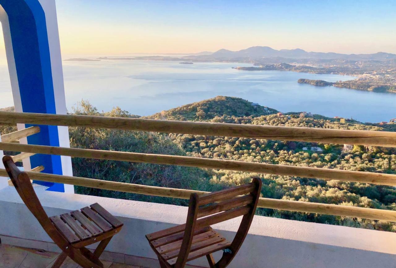 House Tanna Of Villa Intaba Spectacular Sea Views Corfiot Riviera Spartilas Corfu Island Greece Close To Ipsos Beach Spartylas エクステリア 写真