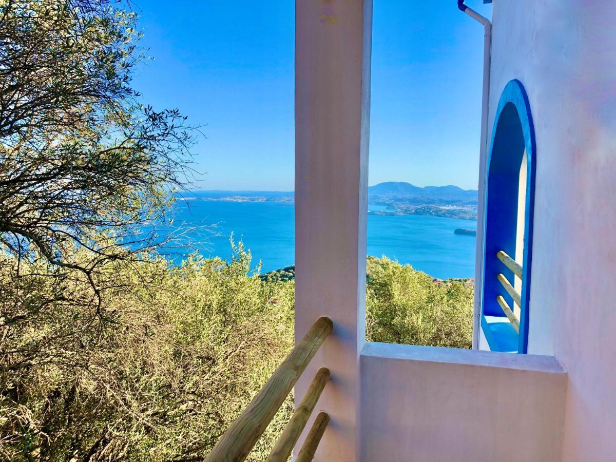 House Tanna Of Villa Intaba Spectacular Sea Views Corfiot Riviera Spartilas Corfu Island Greece Close To Ipsos Beach Spartylas エクステリア 写真